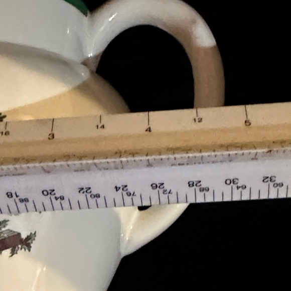 Spode Festive Green and White Christmas Tree Pitcher - Picture 4 of 4